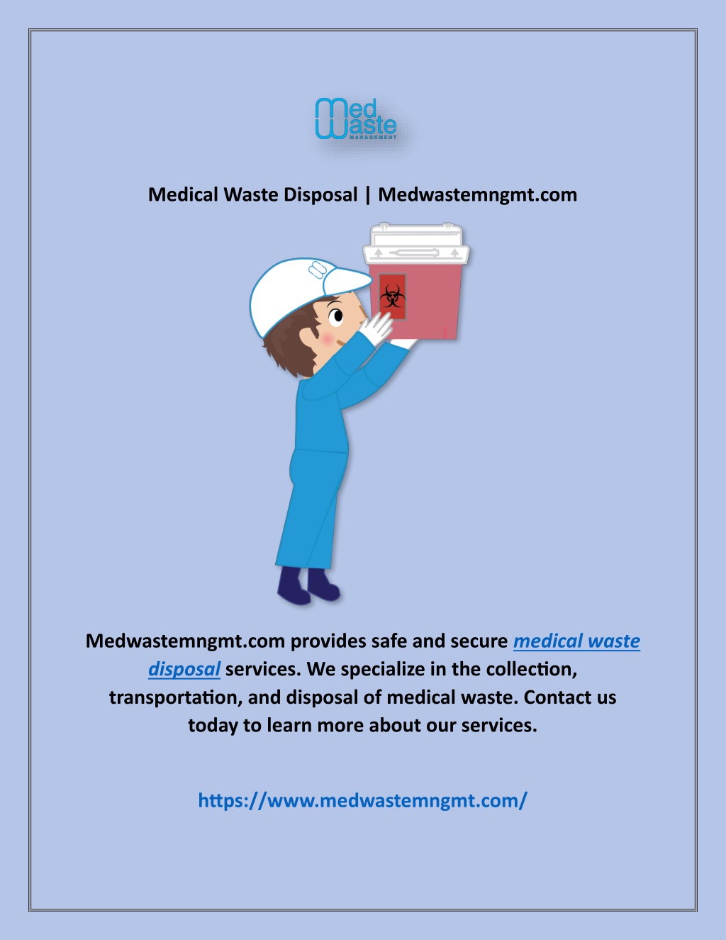 PPT - Medical Waste Disposal | Medwastemngmt.com PowerPoint ...