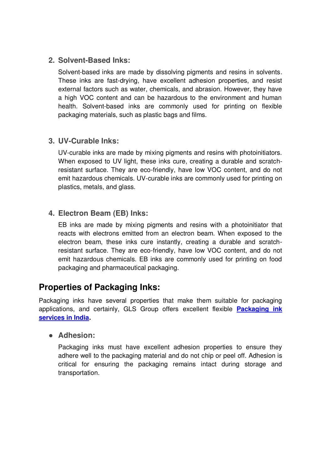 PPT - 5 Advantages of using flexible packaging inks solutions ...