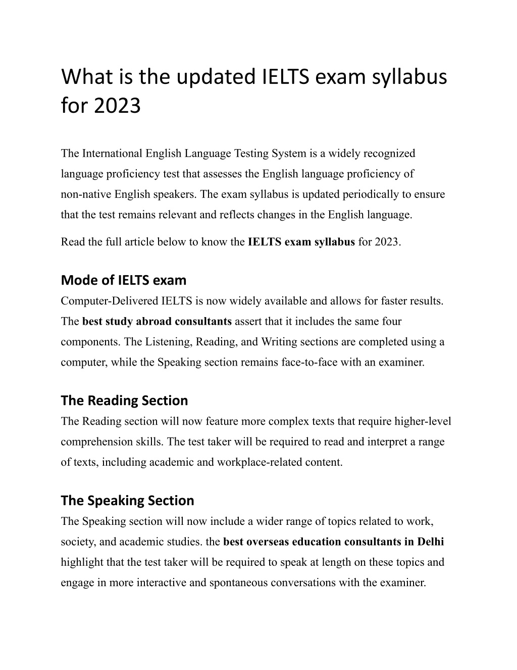 PPT - What Is The Updated IELTS Exam Syllabus For 2023 PowerPoint ...