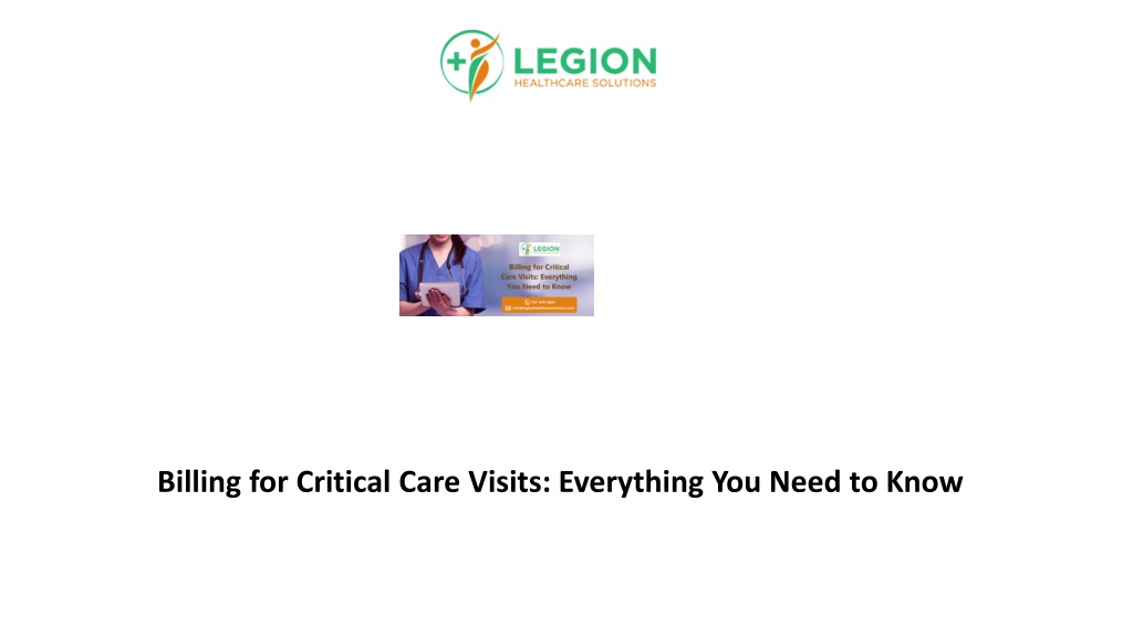 PPT Billing for Critical Care Visits Everything You Need to Know