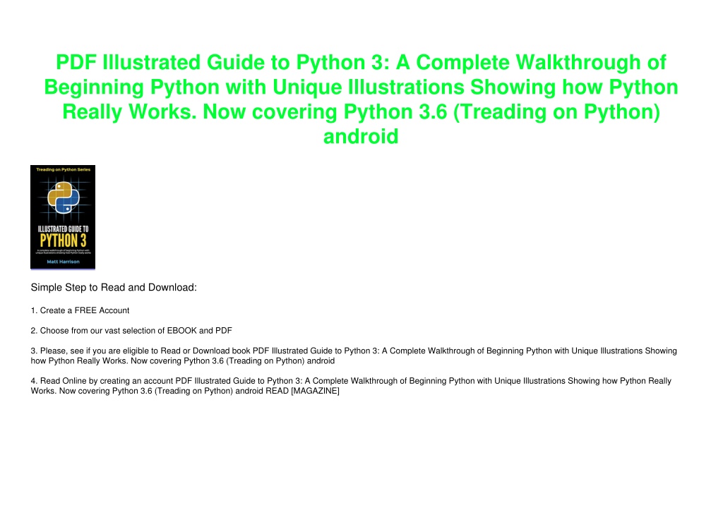 illustrated guide to python 3 download