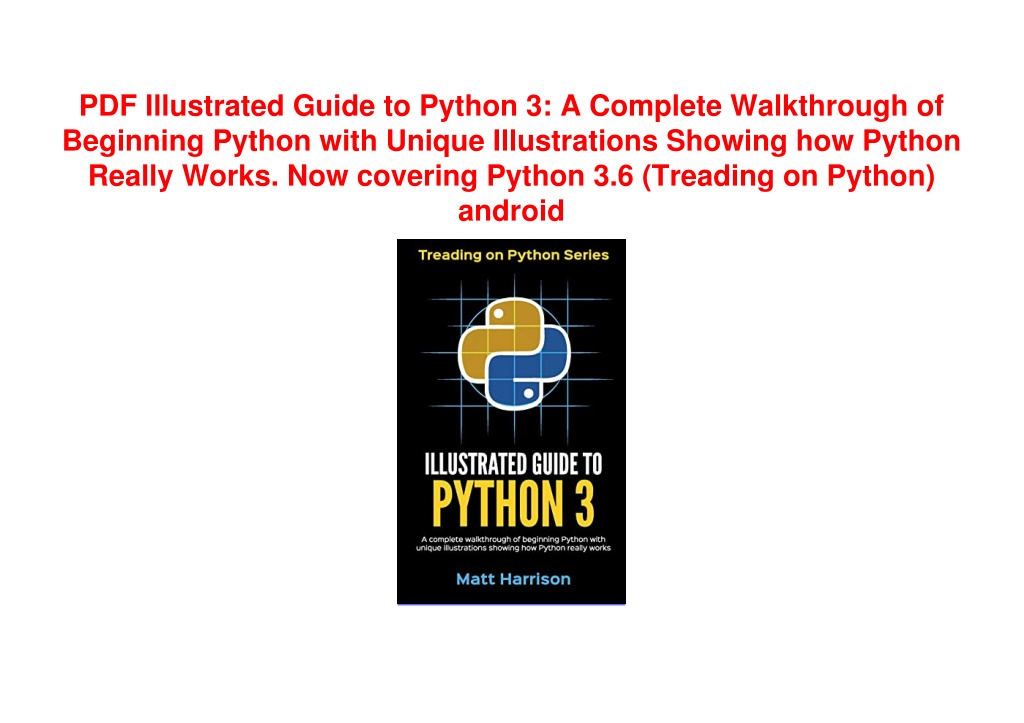illustrated guide to python 3 free pdf download