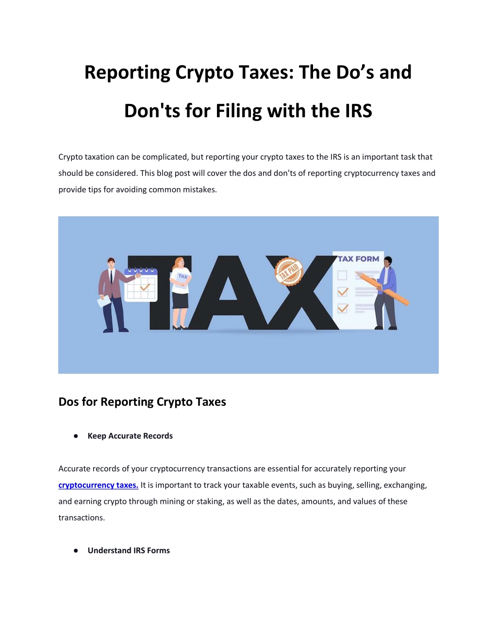 does crypto com report to irs