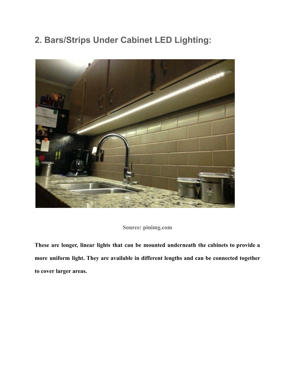 PPT 10 Best LED Under Lighting in Kitchen 2023 PowerPoint