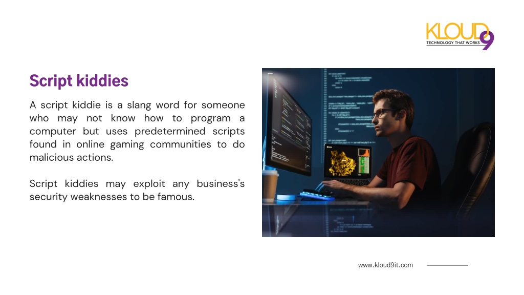 PPT - Small Business, Big Threat: A Guide to the Five Types of Hackers ...