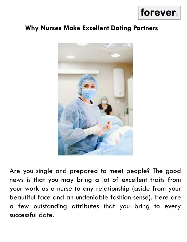 PPT Why Nurses Make Excellent Dating Partners PowerPoint Presentation