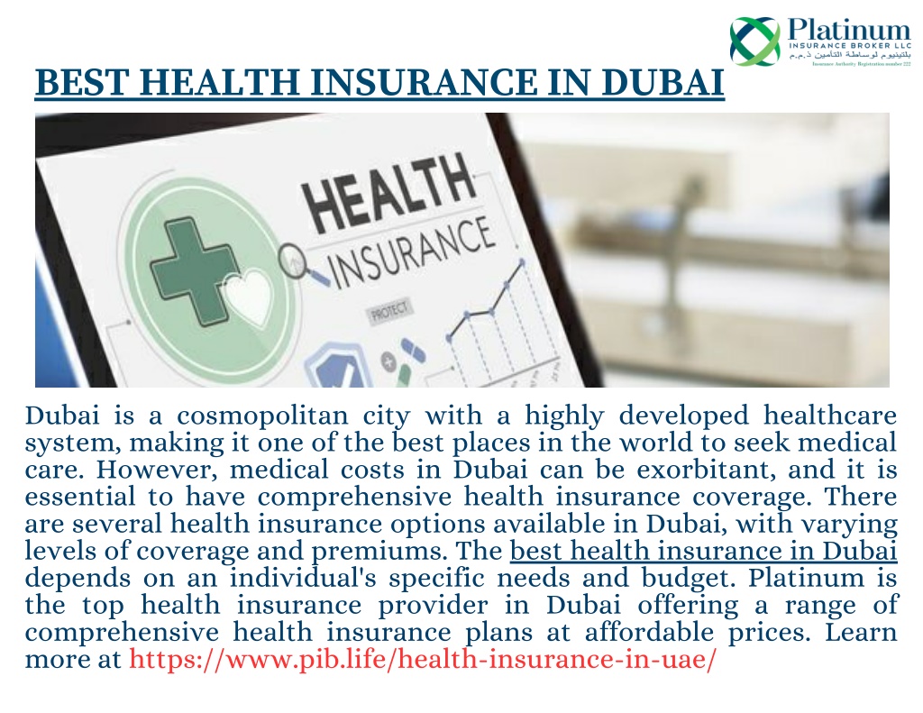 PPT - Best Health Insurance in Dubai PowerPoint Presentation, free ...