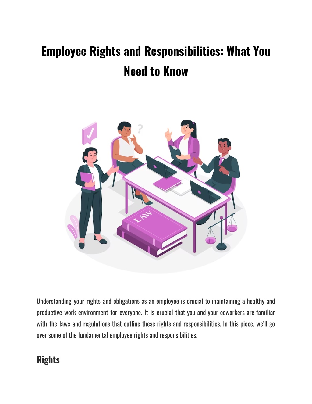 case study employee rights and responsibilities