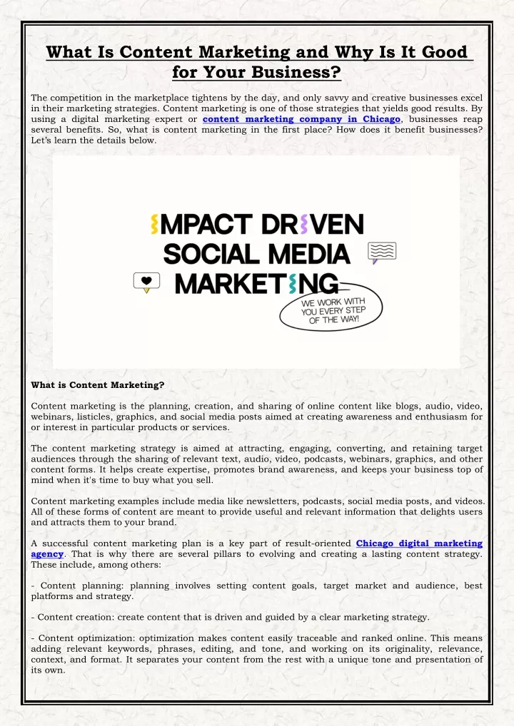 PPT What Is Content Marketing And Why Is It Good For Your Business school-uniform-students