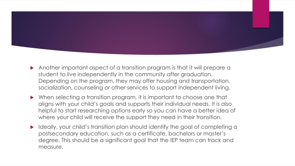 PPT - Adult Transition Program for Students with Special Needs ...