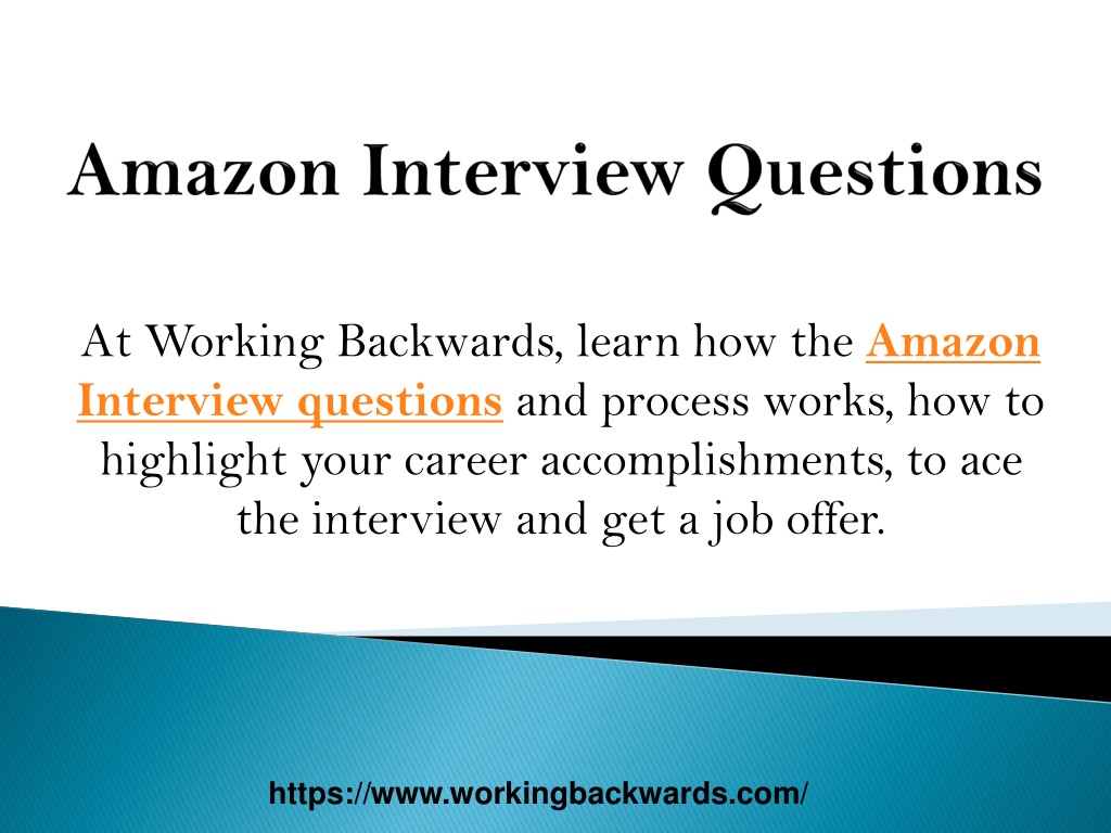 PPT Amazon Interview Questions PowerPoint Presentation, free download