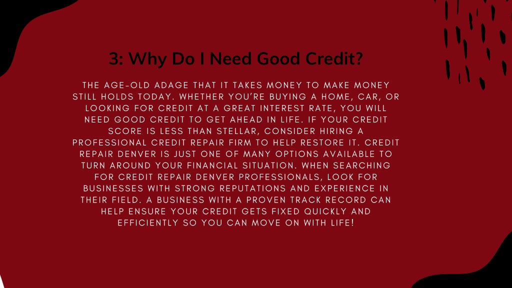 Ppt credit repair denver powerpoint presentation free download id