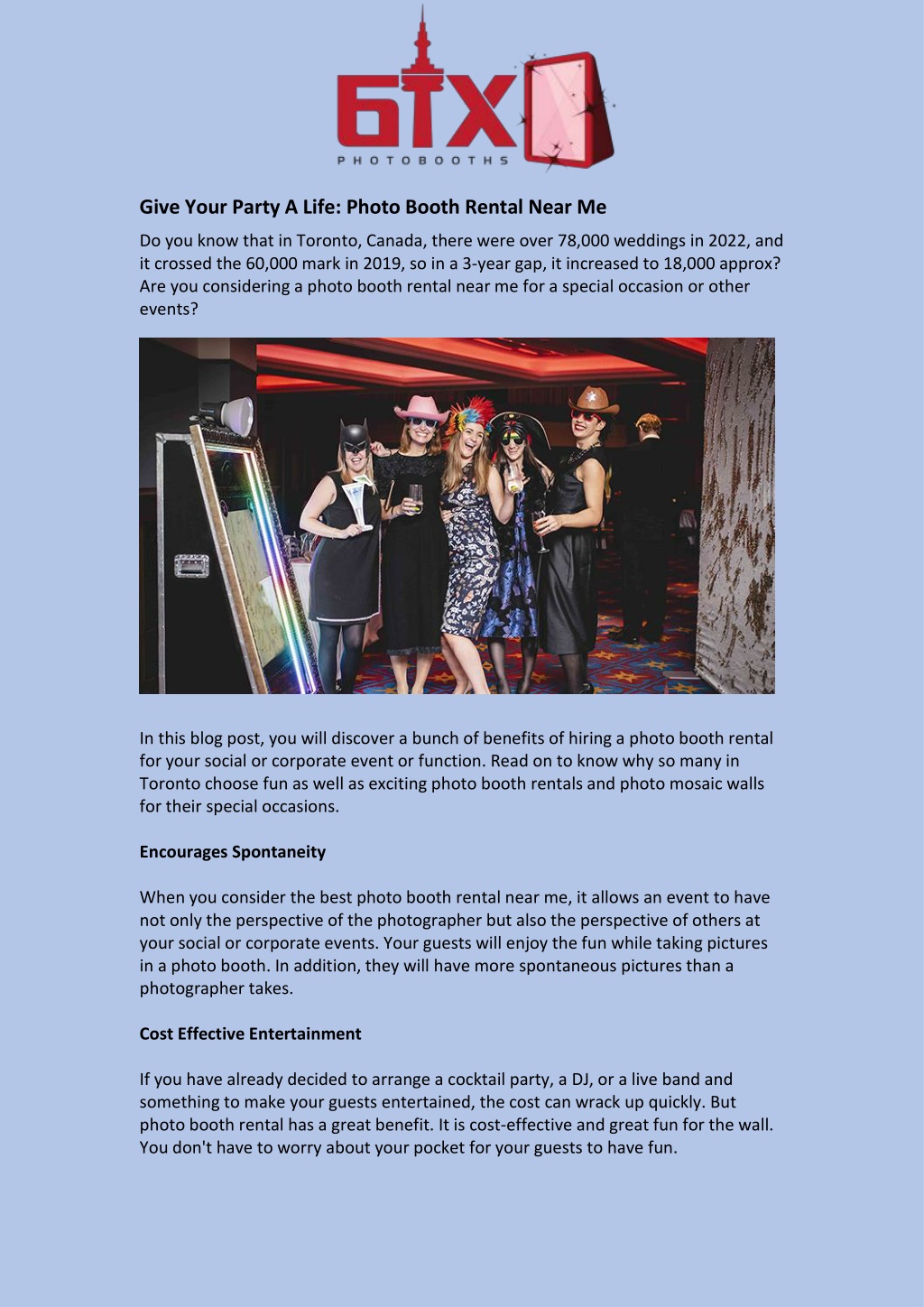 PPT Give Your Party A Life: Photo Booth Rental Near Me PowerPoint PPT Give Your Party A Life: Photo Booth Rental Near Me PowerPoint