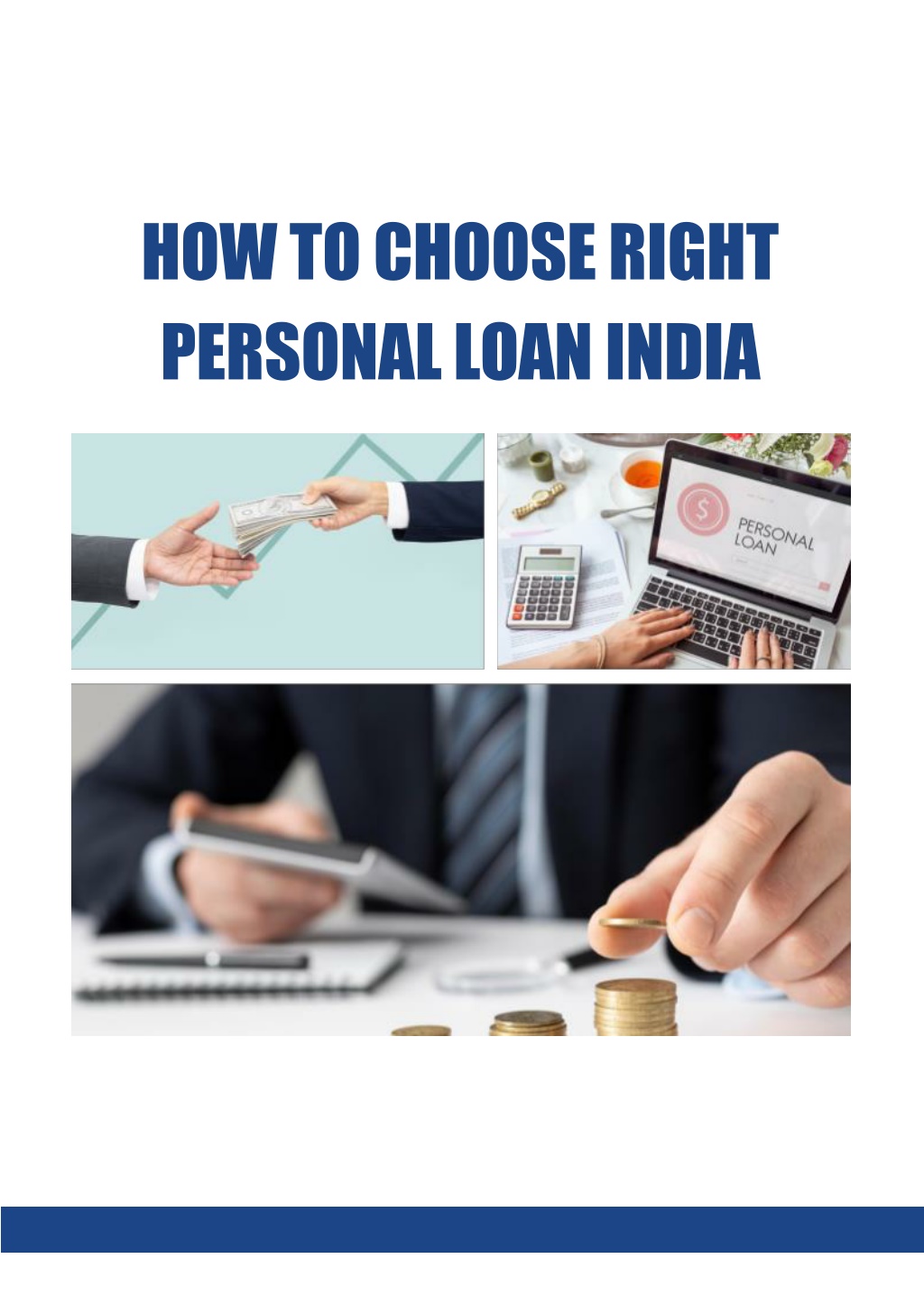 PPT - HOW TO CHOOSE RIGHT PERSONAL LOAN INDIA PowerPoint Presentation ...