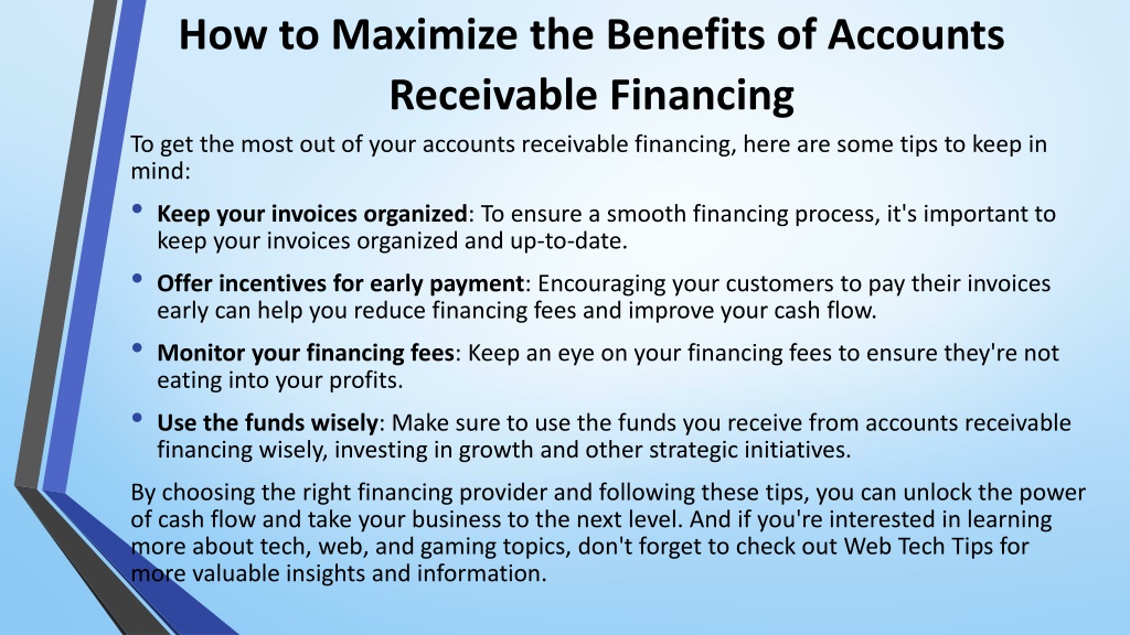 PPT - A Comprehensive Guide To Accounts Receivable Financing PowerPoint ...