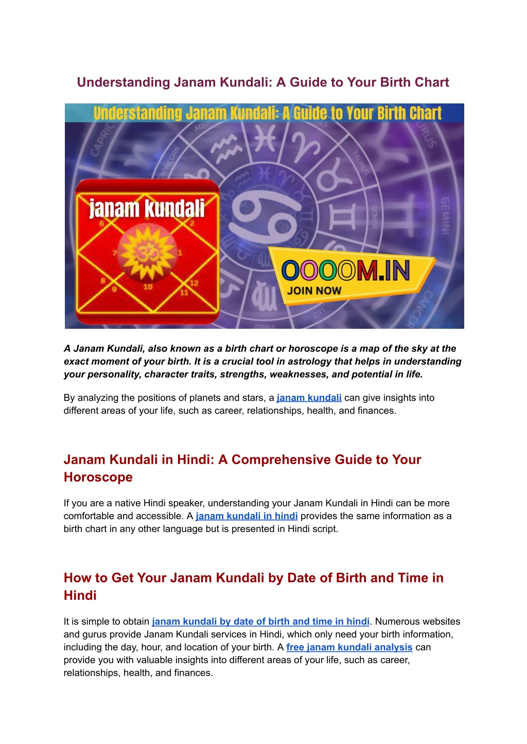 PPT - Understanding Janam Kundali_ A Guide To Your Birth Chart ...