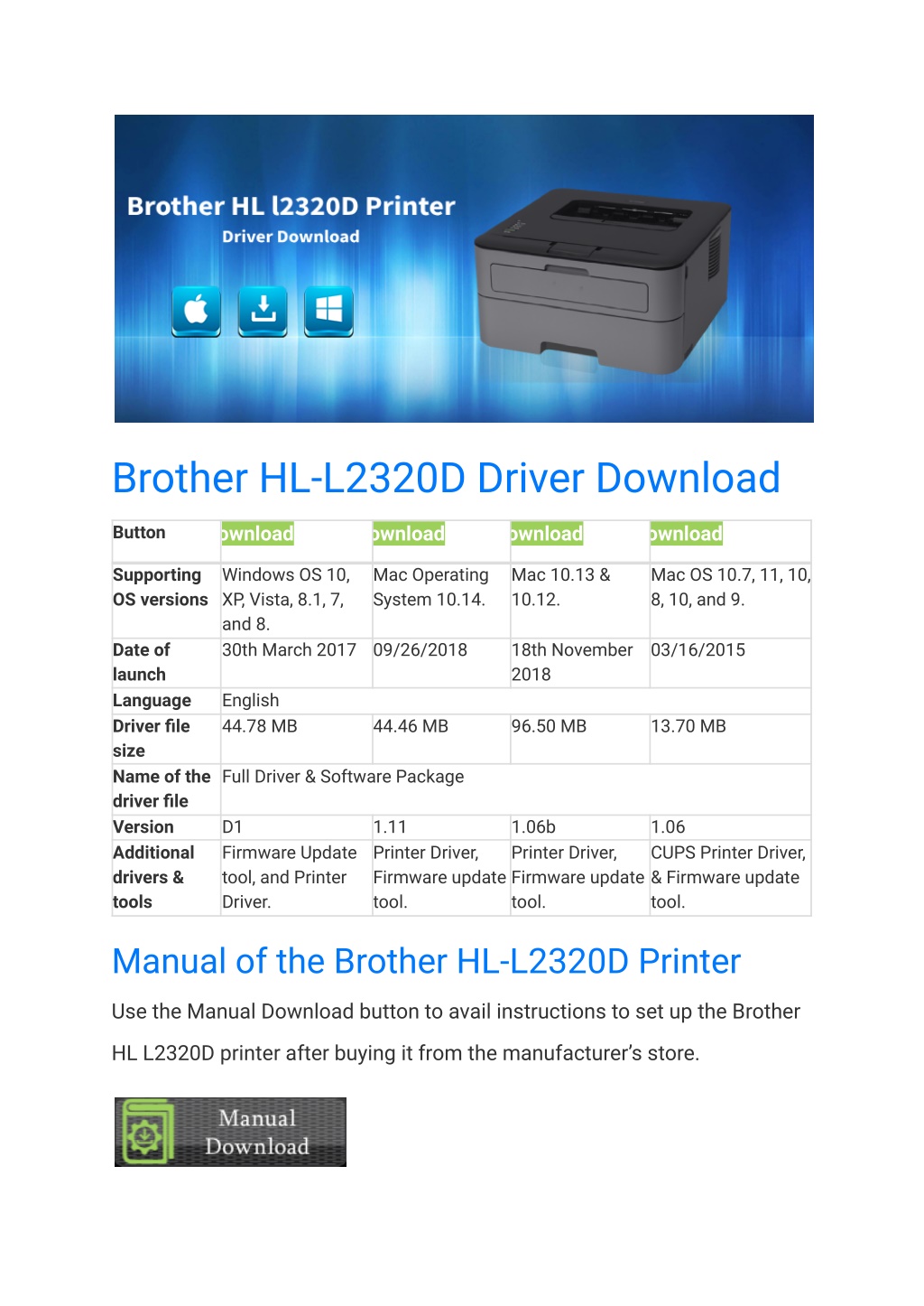 PPT Brother HLL2320D Driver Download PowerPoint Presentation, free