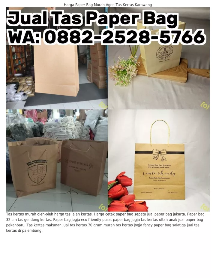 Ppt Wa Tempat Jual Paper Bag Di Medan Tas Kertas Souvenir Aqiqah Powerpoint