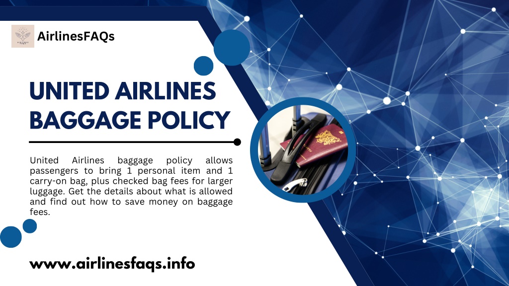 PPT United Airlines Baggage Policy 18889821907 PowerPoint