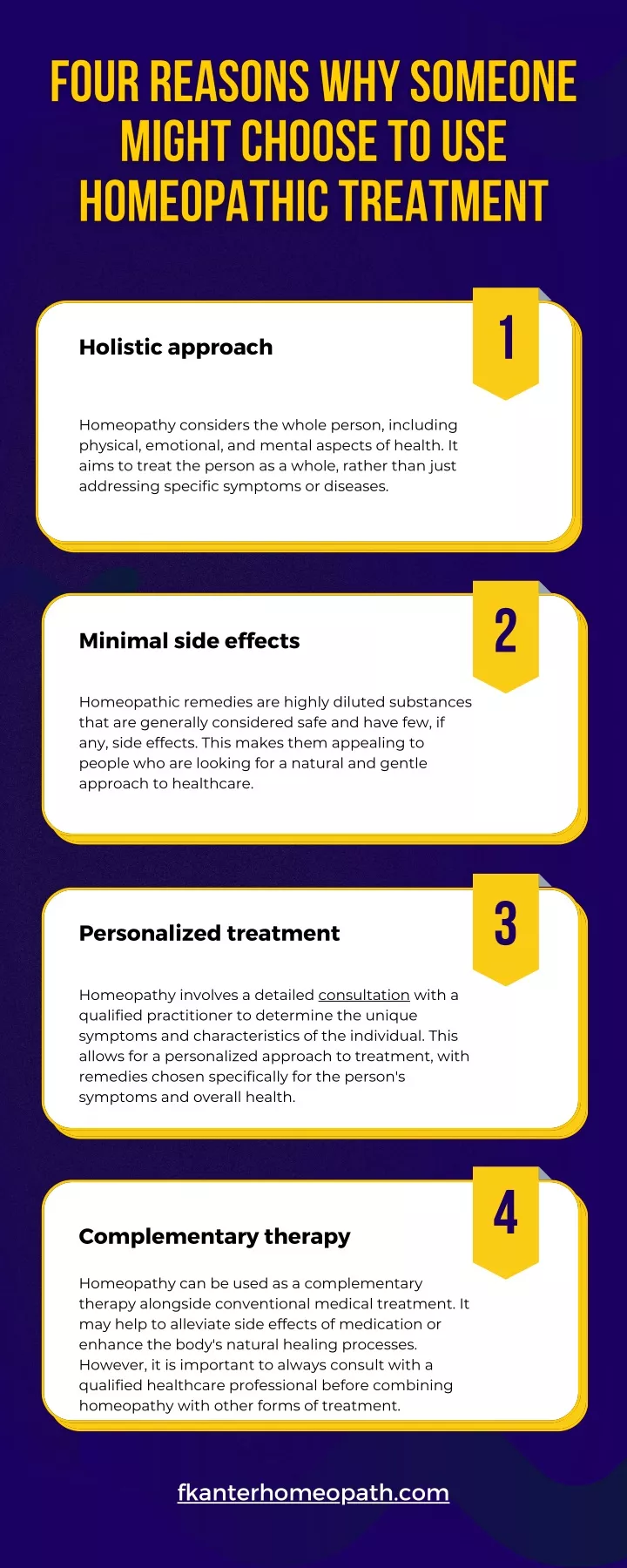 PPT - Four reasons why someone might choose to use homeopathic ...