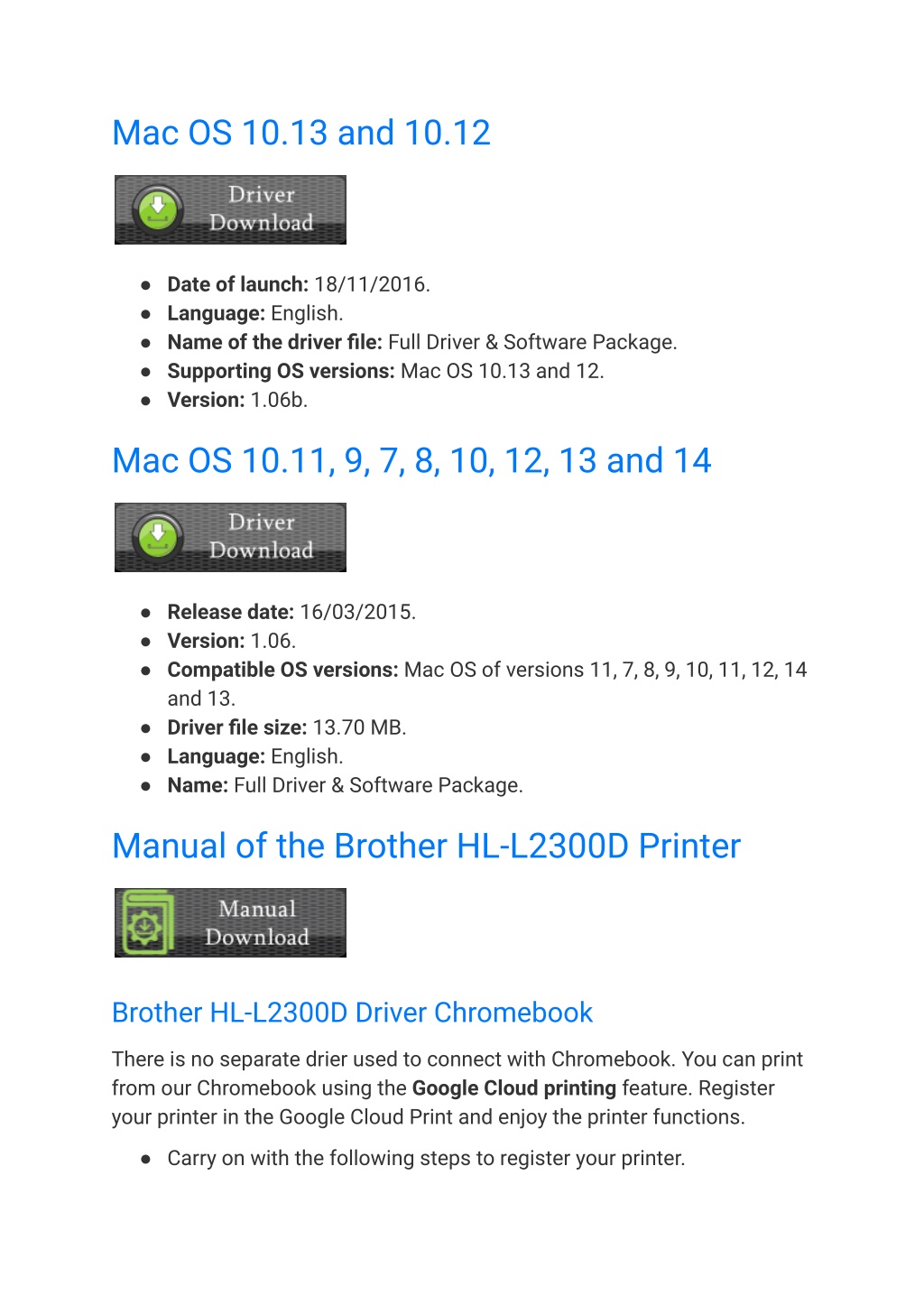 PPT Brother HLL2300D Driver Download (1) PowerPoint Presentation