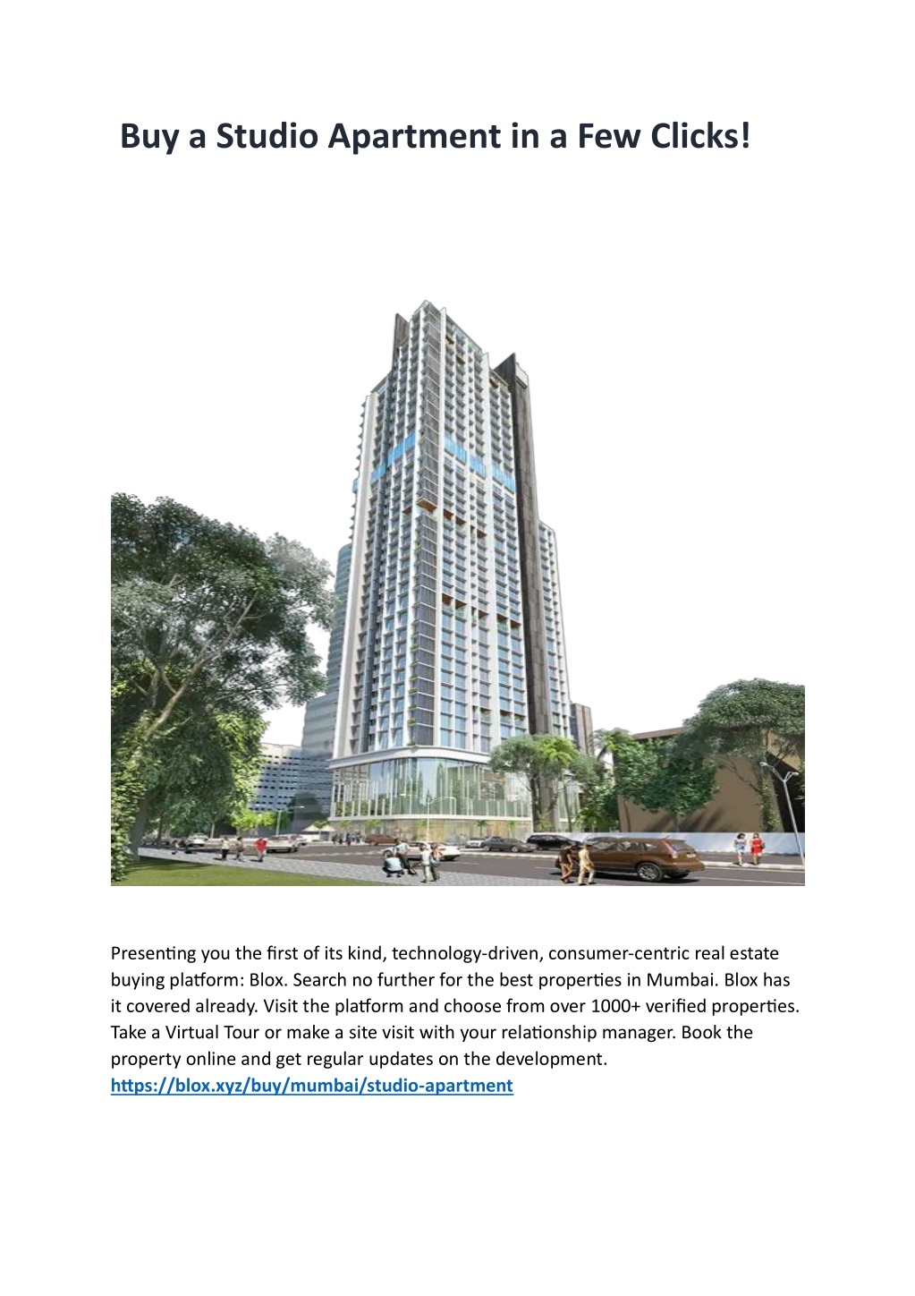 PPT - Buy a Studio Apartment in a Few Clicks PowerPoint Presentation ...