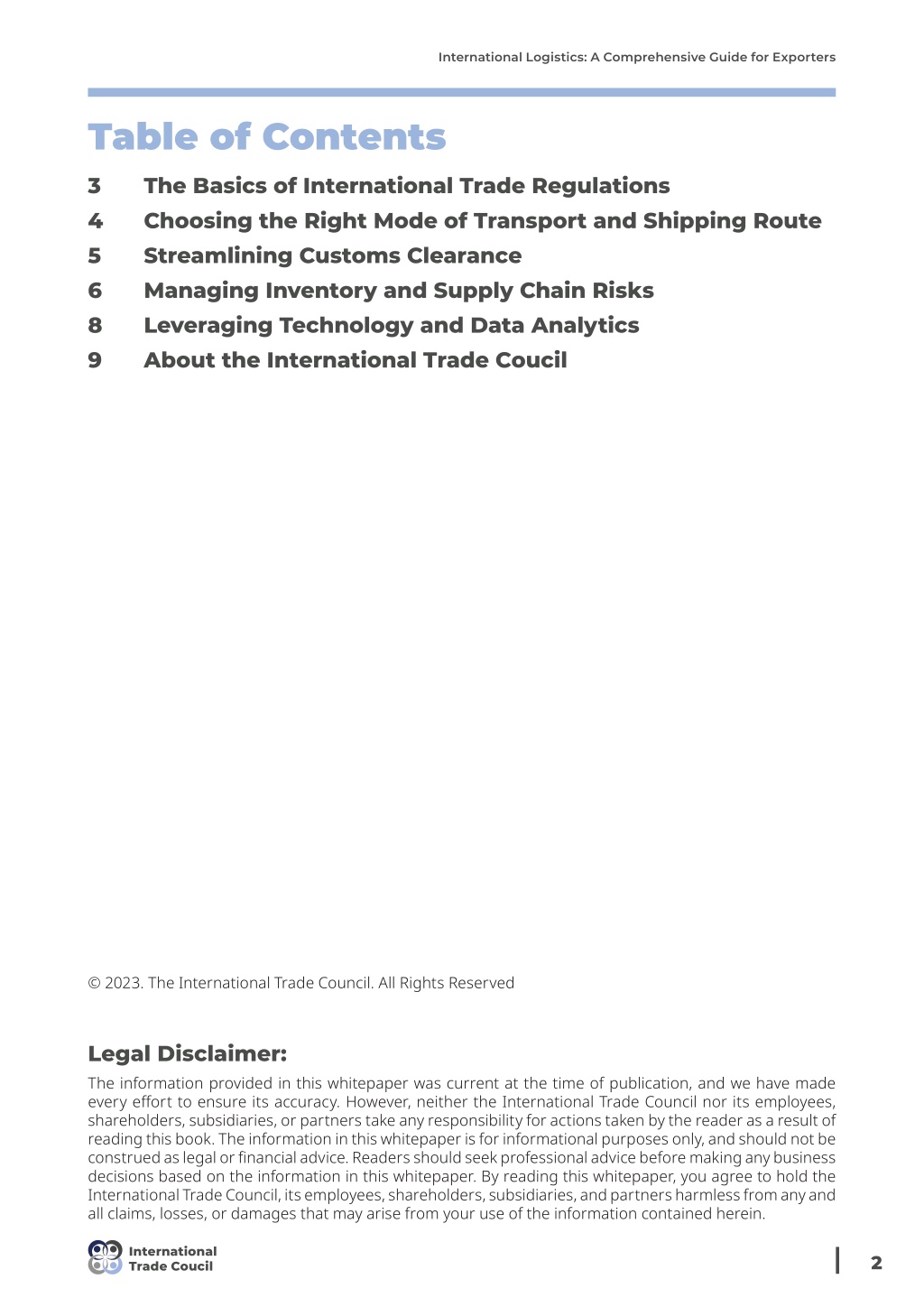 Ppt International Logistics A Guide For Exporters Powerpoint Presentation Id12098554