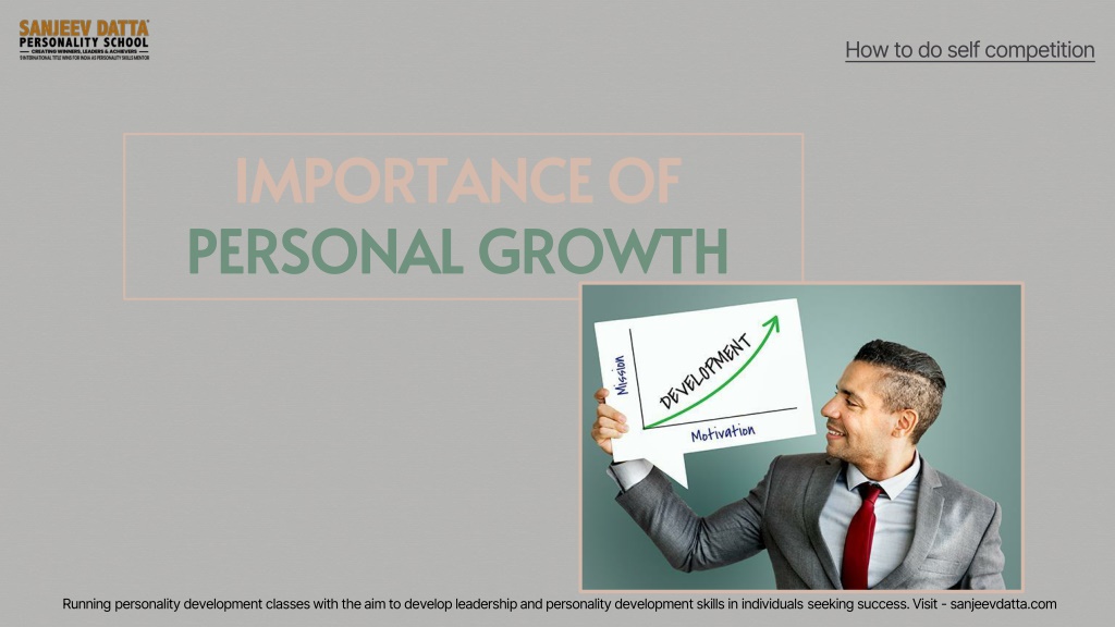 speech on importance of personal growth