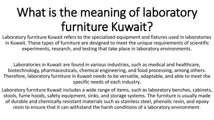 ppt-what-is-the-meaning-of-laboratory-furniture-kuwait-powerpoint