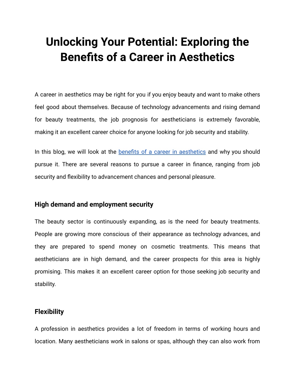 PPT - Unlocking Your Potential_ Exploring the Benefits of a Career in 