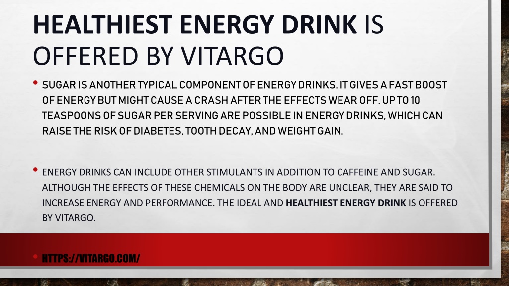 PPT Best Rapid Healthiest Energy Drink Boost PowerPoint Presentation