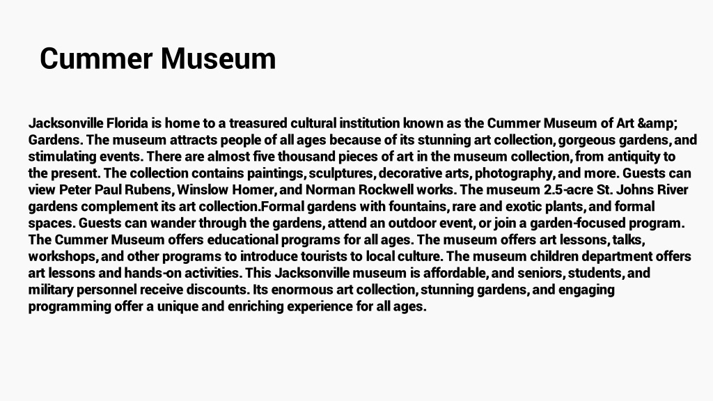 PPT Jacksonville Museum PowerPoint Presentation, free download ID
