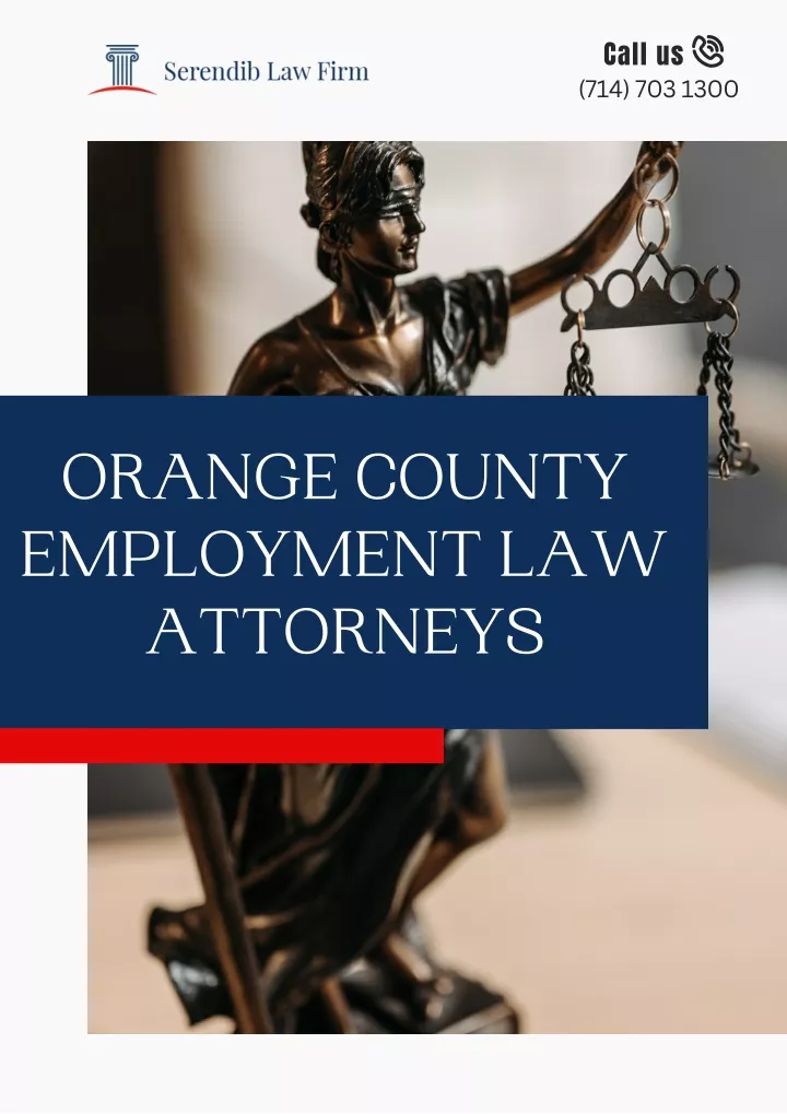 Ppt Top Orange County Employment Law Attorneys Serendib Law Firm