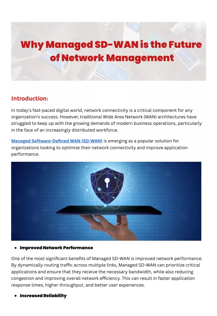 PPT - Why Managed SD-WAN Is The Future Of Network Management PowerPoint ...