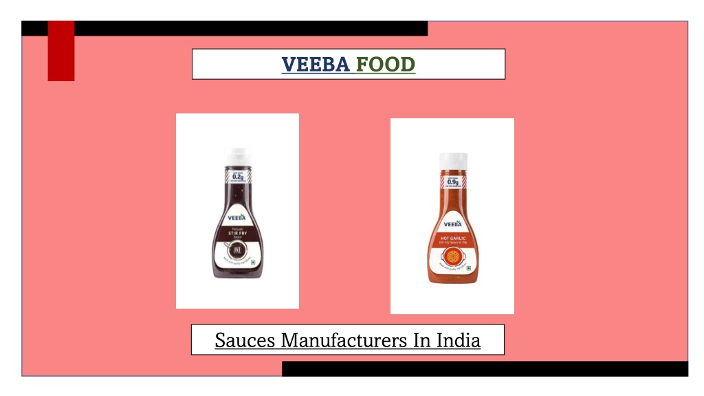 PPT Sauces Manufacturers in India PowerPoint Presentation, free