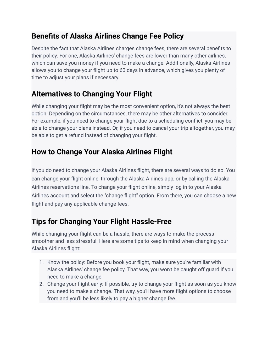 PPT Why Changing Your Flight Shouldn't Be a Hassle_ Alaska Airlines