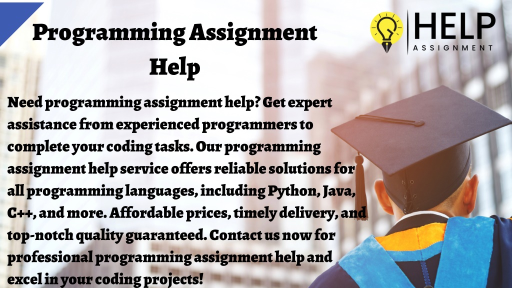 PPT 50 Off Ace Your Programming Assignment With Expert Help PowerPoint Presentation ID