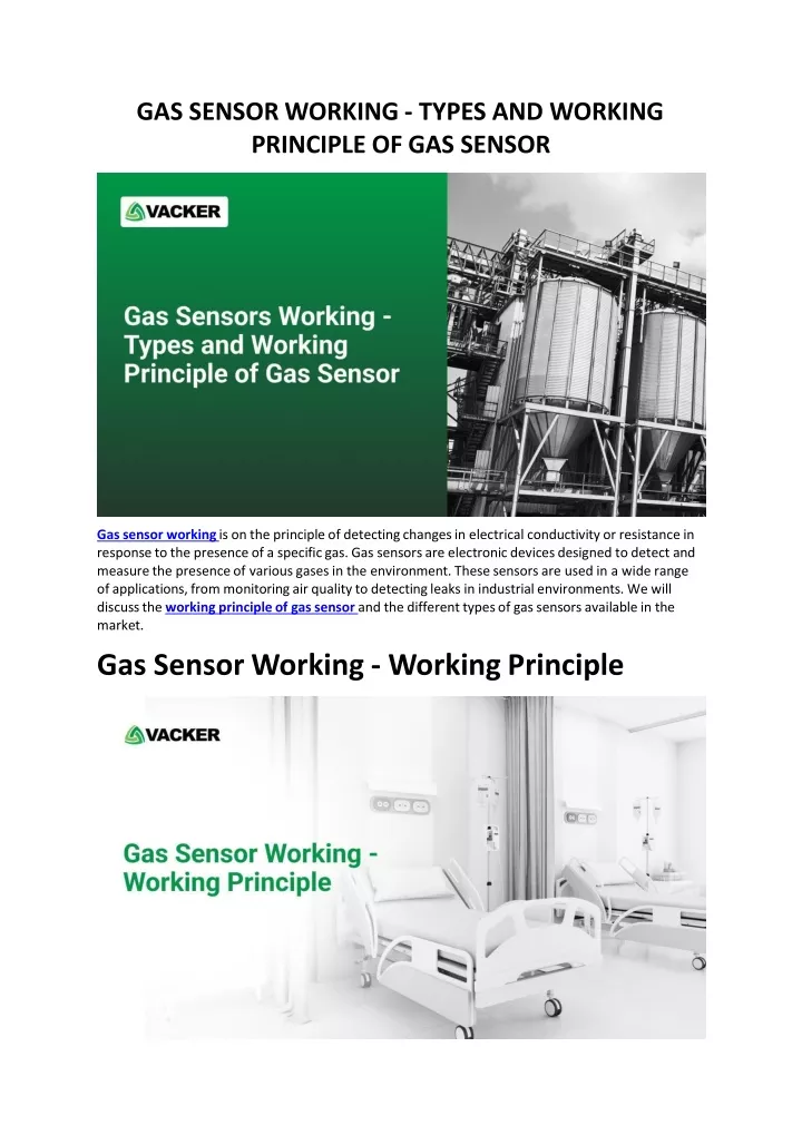 PPT Gas Sensor Working Types And Working Principle Of Gas Sensor