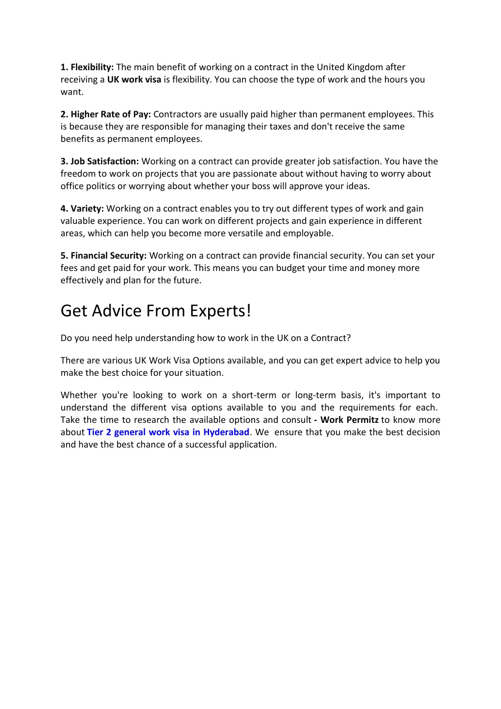 PPT How To Work In The UK On Contract UK Work Visa Options PowerPoint Presentation ID12104667