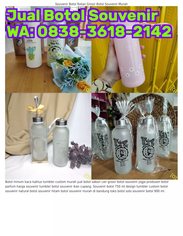 Ppt ౦8З8 ЗᏮl8 ᒿl4ᒿ Wa Botol Souvenir Ruang Tamu Tumbler Souvenir Pernikahan Powerpoint 5259