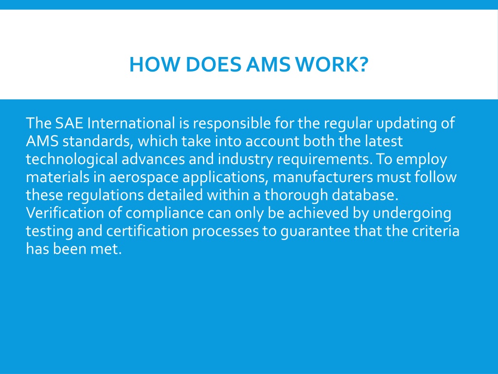 PPT - Understanding AMS: A Comprehensive Guide to Aerospace Material 