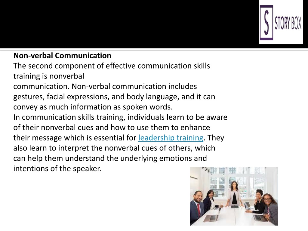 PPT - Effective Communication Skills Training And Its Components ...