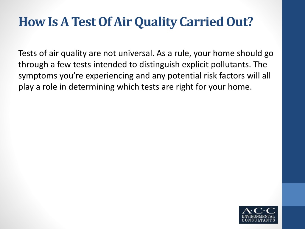 PPT - Simple Ways To Check Air Quality In Your Home PowerPoint ...