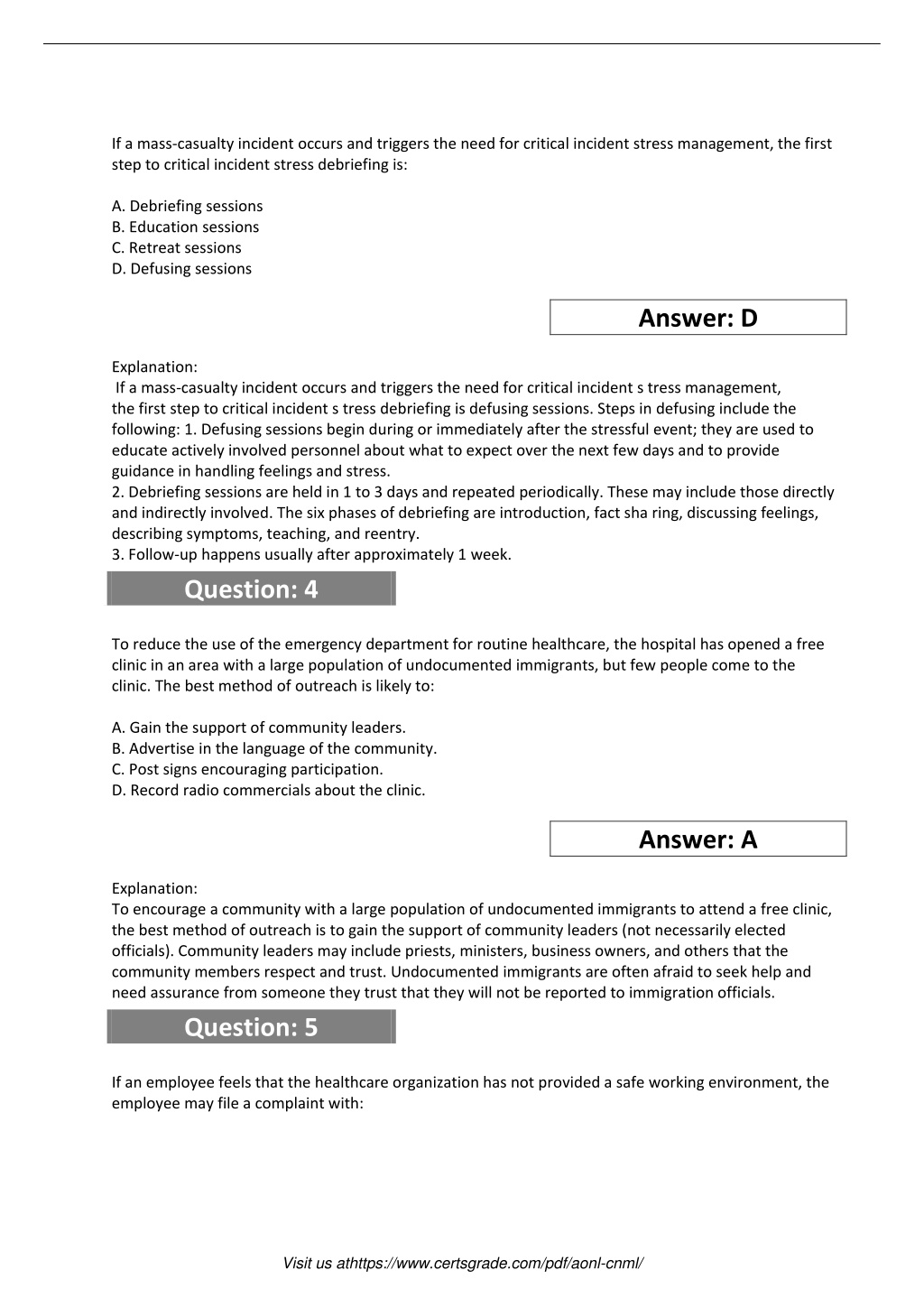 PPT - Crush the AONL-CNML Certified Nurse Manager and Leader 2023 Exam ...