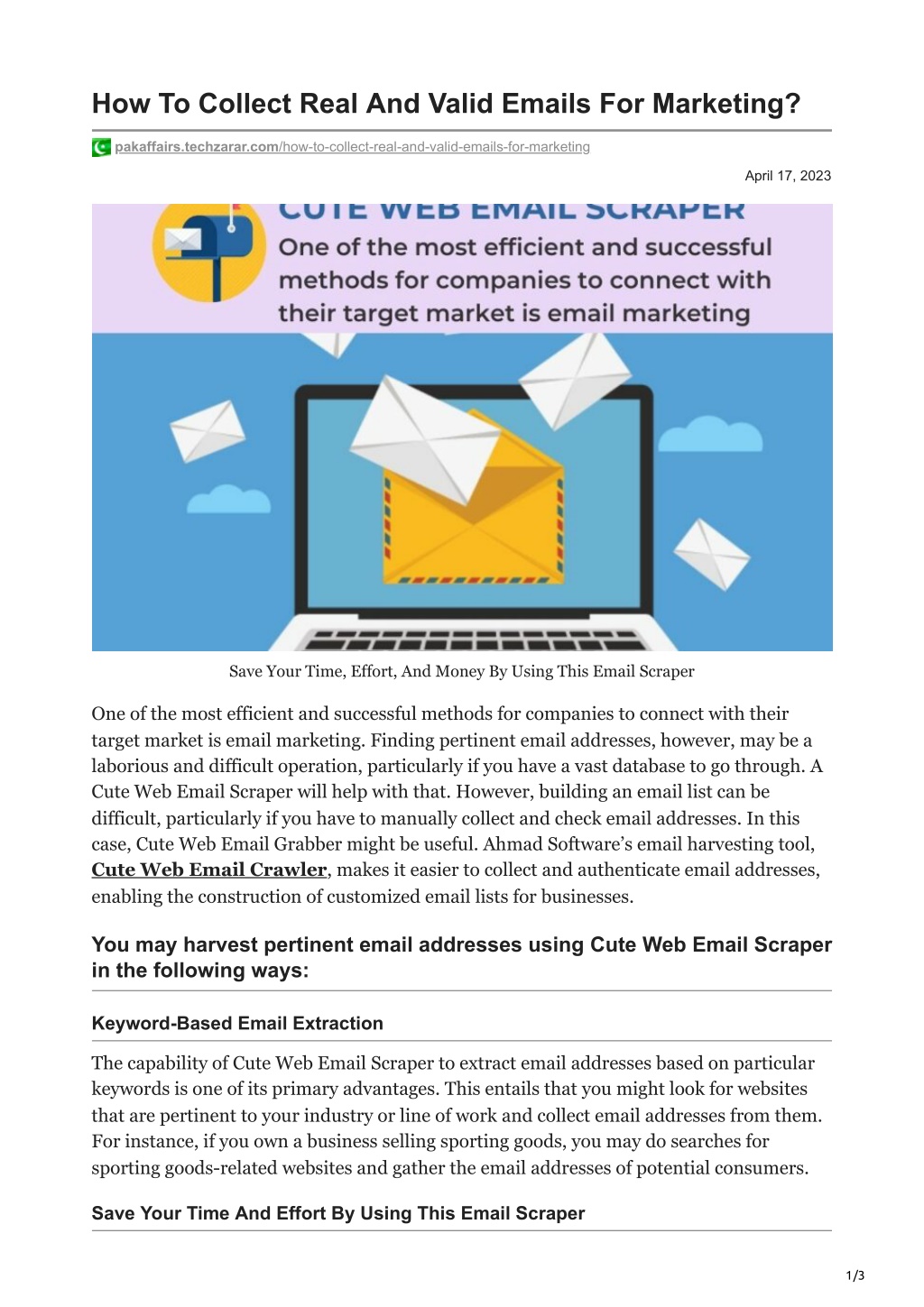 PPT - 1How To Collect Real And Valid Emails For Marketing PowerPoint ...