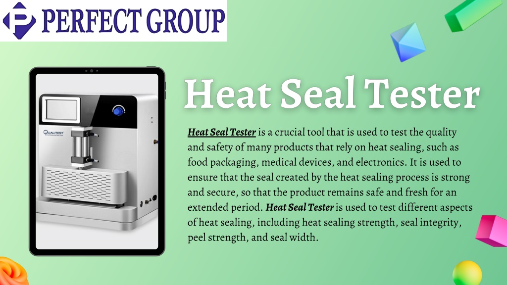 PPT - Heat Seal Tester | Perfectgroupindia PowerPoint Presentation ...