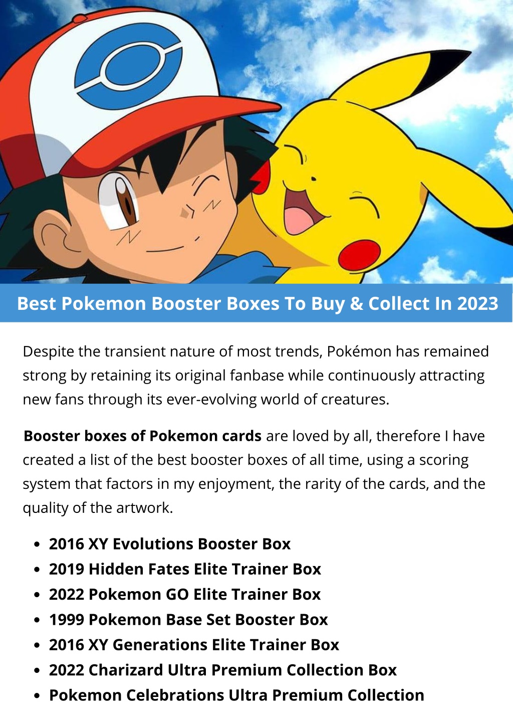 PPT - Best Pokemon Booster Boxes To Buy & Collect In 2023 PowerPoint ...