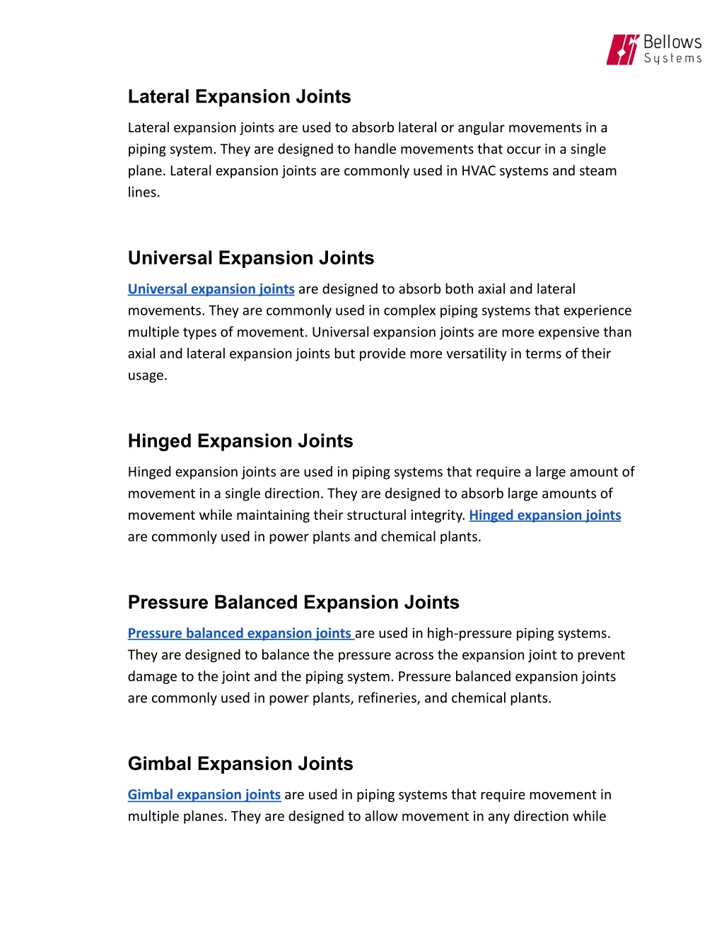 PPT Types of Metal Expansion Joints_ A Comprehensive Guide PowerPoint