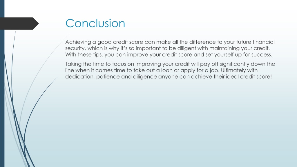 PPT - Improve Your Credit Score PowerPoint Presentation, free download ...