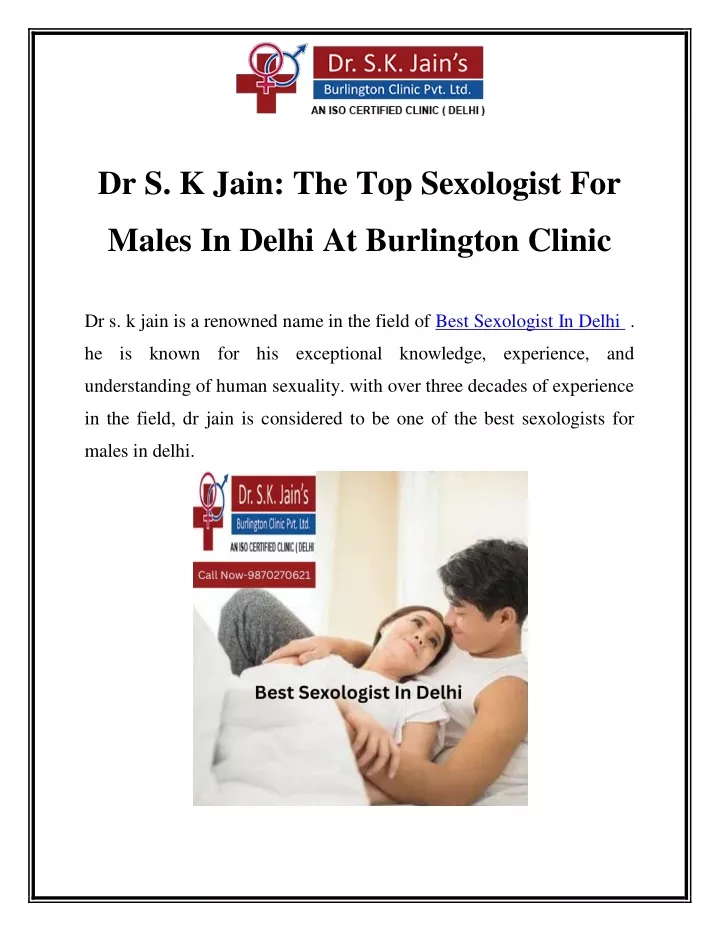 Ppt Best Sexologist In Delhi Call 9870270621 Powerpoint Presentation